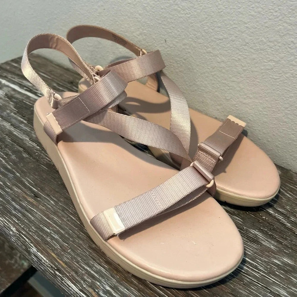 Aldo EOWENIEL Women's Fabric Sandals with Flat Heels‎ Size 11 - Picture 3 of 9